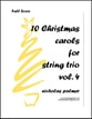 10 Christmas Carols for String Trio vol. 4 P.O.D. cover